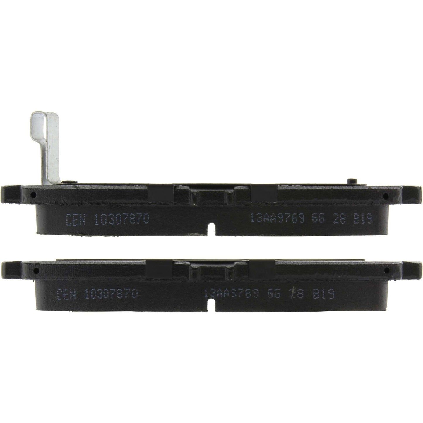 Centric Parts Disc Brake Pad Set C‑Tek Ceramic with Shims for Acura CL 2001‑2003, RL 1999‑2004, TL 1999‑2008, TSX 2004‑2010, Honda Accord 2003‑2011 103.07870