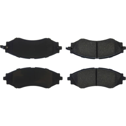 Centric Parts Disc Brake Pad Set C-Tek Ceramic with Shims for 2002-2018 Chevrolet Aveo and Related Models 103.07970