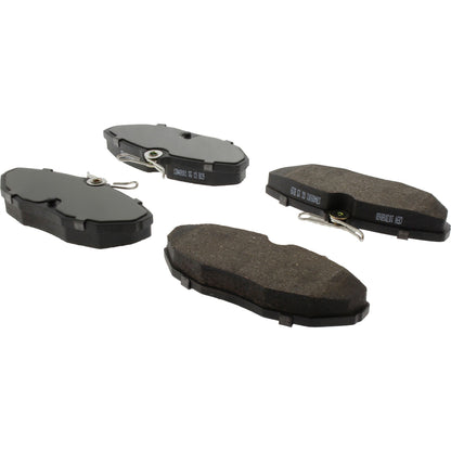 Centric Parts Disc Brake Pad Set Ceramic with Shims for 2000-2006 Dodge Viper Ford Thunderbird Jaguar S-Type XJ8 Lincoln LS