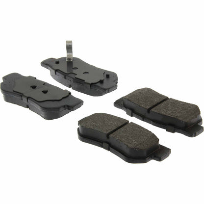 Centric Parts Disc Brake Pad Set C-Tek Ceramic with Shims for 2001-2010 Hyundai Kia 103.08130