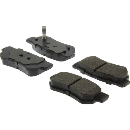Centric Parts Disc Brake Pad Set C-Tek Ceramic with Shims for 2001-2010 Hyundai Kia 103.08130