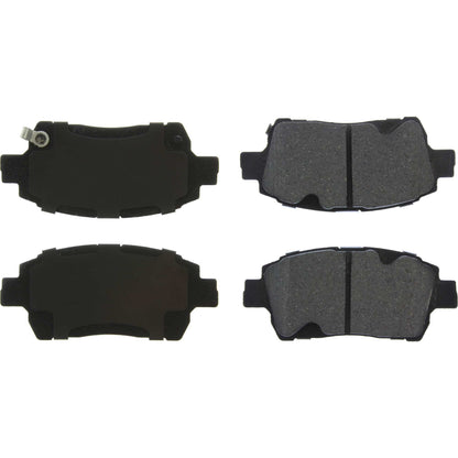 Centric Parts Disc Brake Pad Set C-Tek Ceramic with Shims for 2000-2015 Toyota Models 103.08220