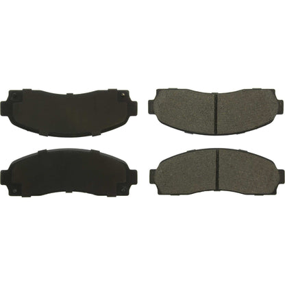 Centric Parts Disc Brake Pad Set Ceramic with Shims for 2005-2012 Chevrolet Equinox, Ford Explorer 103.08330