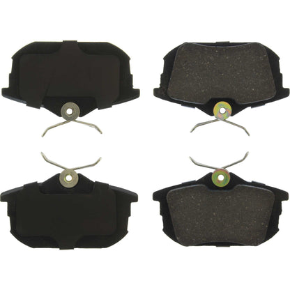 Centric Parts Disc Brake Pad Set Ceramic with Shims for Mitsubishi Space Star 2004-2003, Smart Forfour 2007-2005, Volvo S40 2012-1999, V40 2004-1999 103.08380