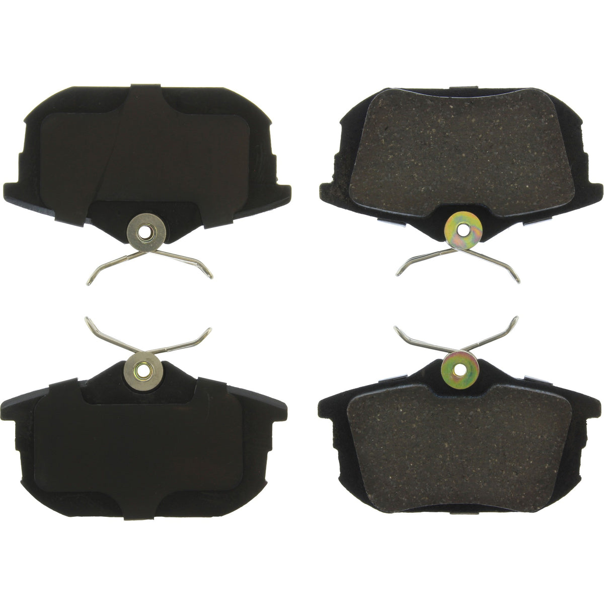 Centric Parts Disc Brake Pad Set Ceramic with Shims for Mitsubishi Space Star 2004-2003, Smart Forfour 2007-2005, Volvo S40 2012-1999, V40 2004-1999 103.08380