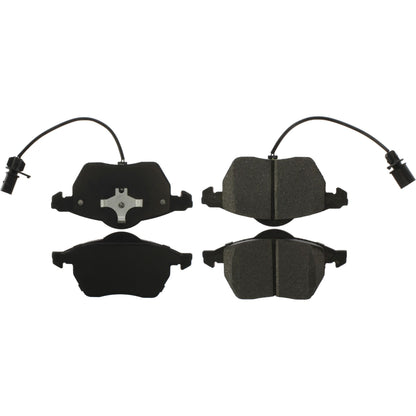 Centric Parts Disc Brake Pad Set C-Tek Ceramic with Shims for Audi A4 2008-1999, A4 Quattro 2006-1999, A6 2006-1998 10308400