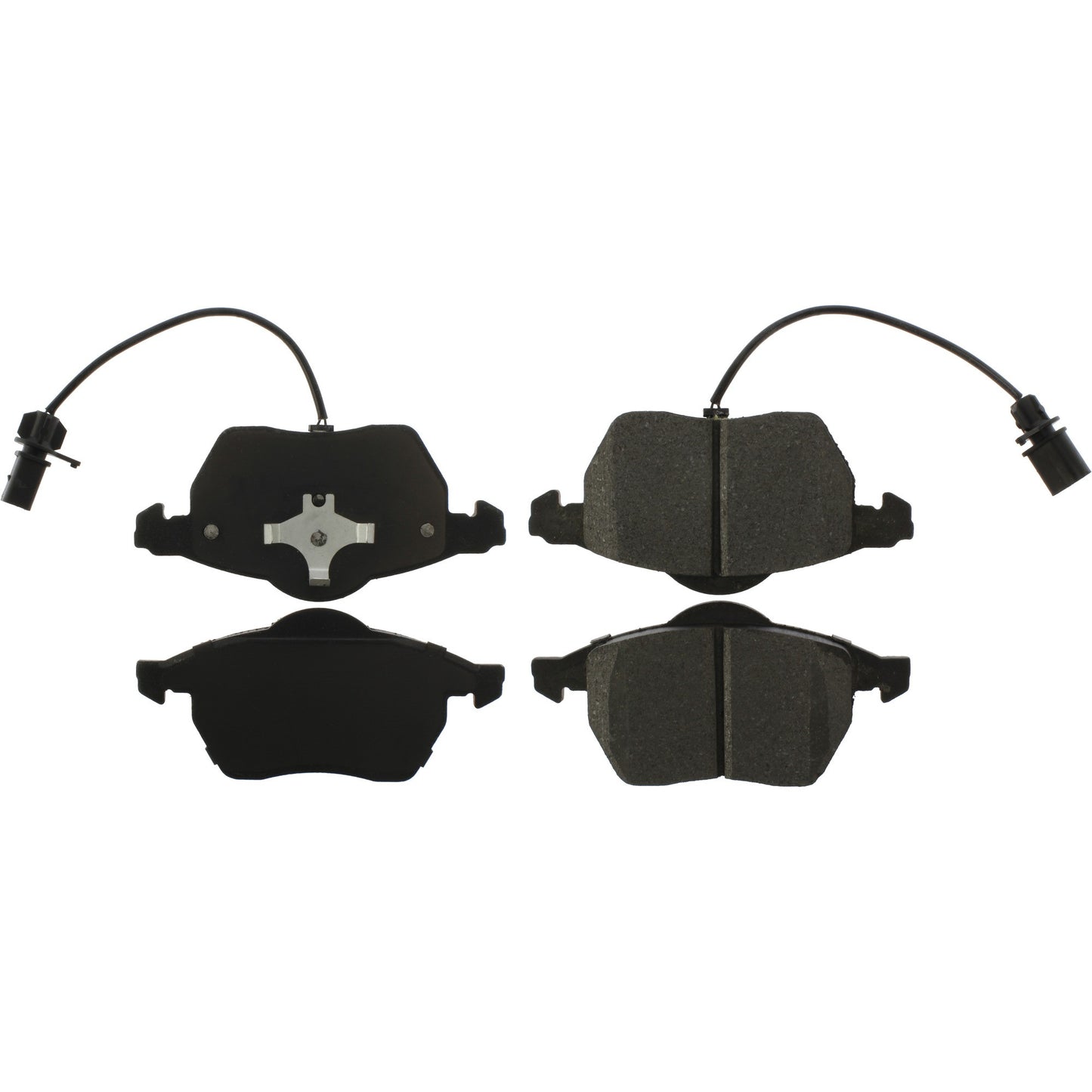 Centric Parts Disc Brake Pad Set C-Tek Ceramic with Shims for Audi A4 2008-1999, A4 Quattro 2006-1999, A6 2006-1998 10308400