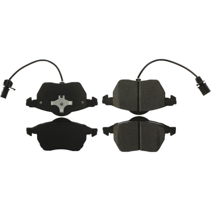 Centric Parts Disc Brake Pad Set C-Tek Ceramic with Shims for Audi A4 2008-1999, A4 Quattro 2006-1999, A6 2006-1998 10308400