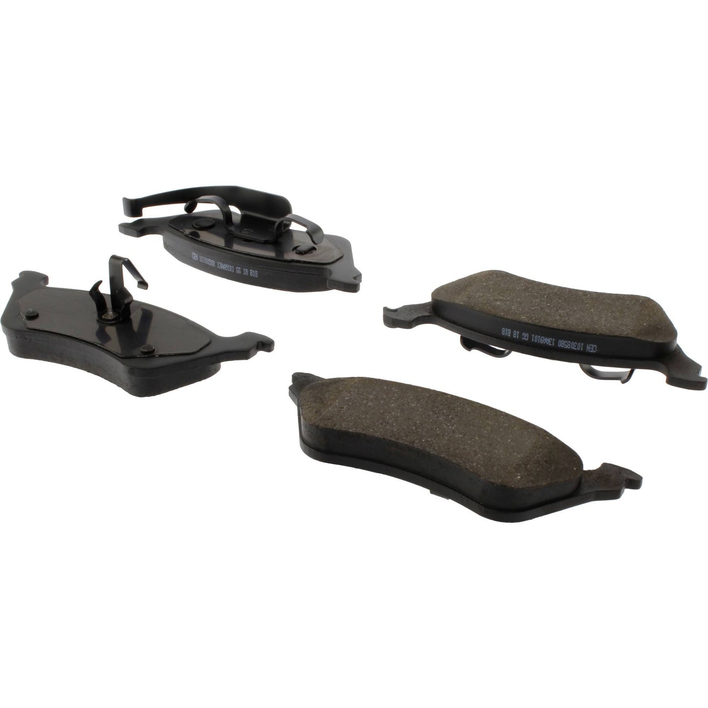 Centric Parts Disc Brake Pad Set Ceramic with Shims for 2001-2007 Chrysler Town & Country, Voyager 2004-2005, 2008, Dodge Caravan 2001-2007 Grand Caravan 2001-2007 103.08580