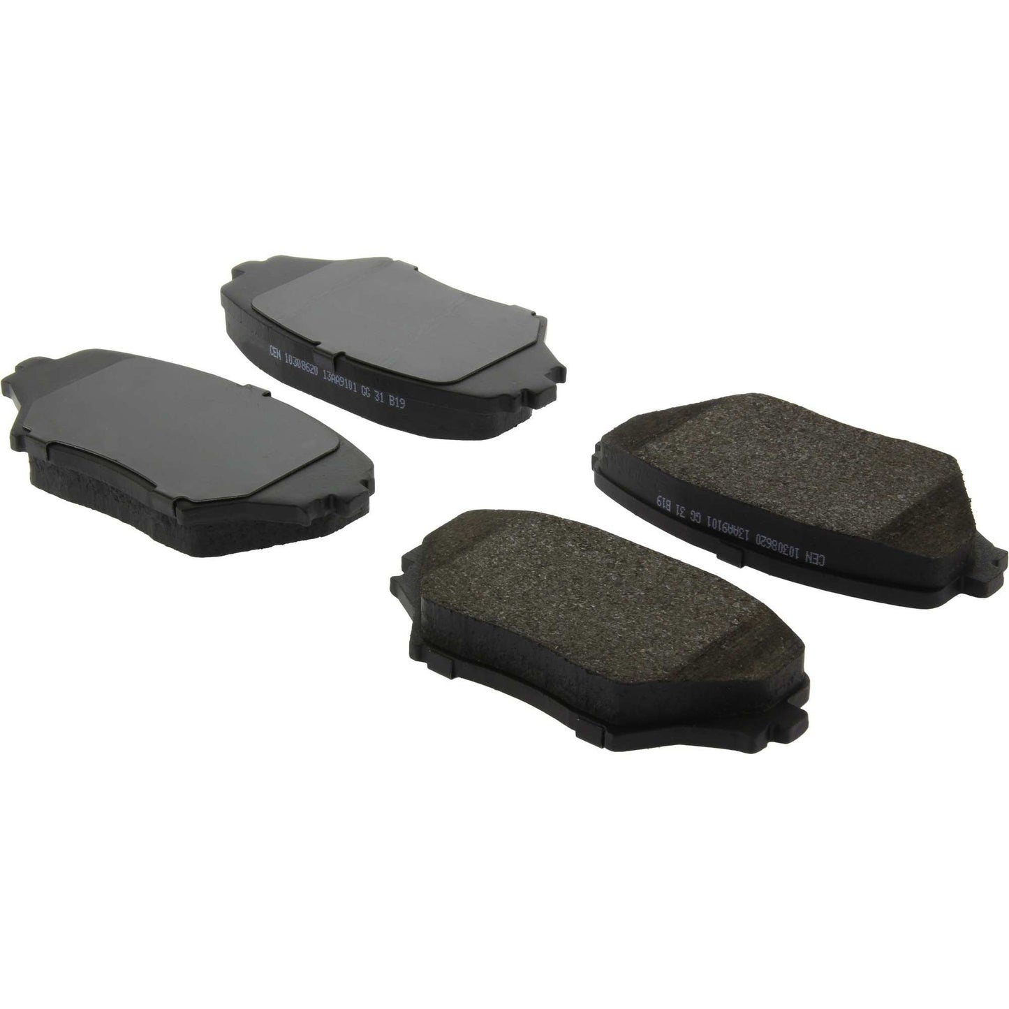 Centric Parts Disc Brake Pad Set C-Tek Ceramic with Shims for 2001-2005 Toyota RAV4 103.08620