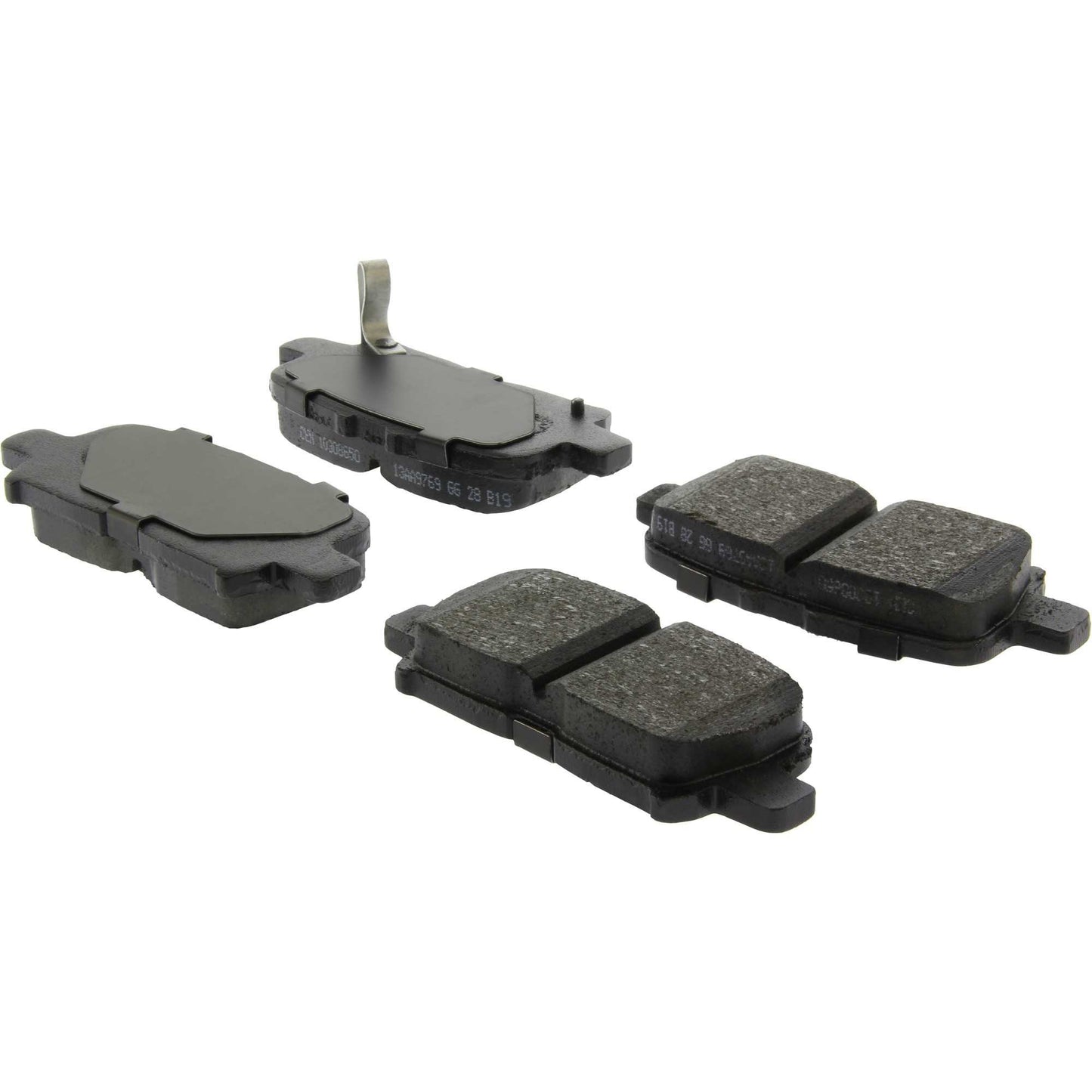 Centric Parts Disc Brake Pad Set C-Tek Ceramic with Shims for 2001-2006 Acura MDX, 2002-2004 Honda Odyssey, 2003-2008 Pilot 103.08650