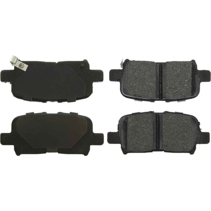 Centric Parts Disc Brake Pad Set C-Tek Ceramic with Shims for 2001-2006 Acura MDX, 2002-2004 Honda Odyssey, 2003-2008 Pilot 103.08650