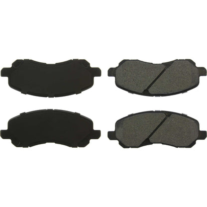 Centric Parts Disc Brake Pad Set C-Tek Ceramic with Shims for 2001-2017 Chrysler Sebring Dodge Avenger Caliber Stratus Jeep Compass Patriot Mitsubishi ASX Eclipse Galant Lancer 103.08660