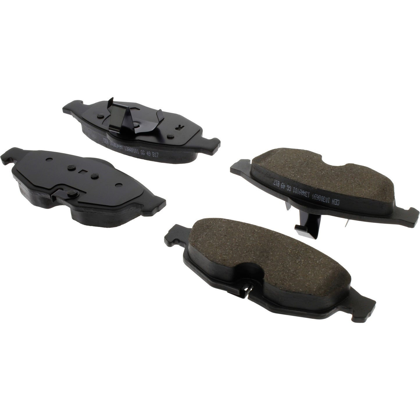 Centric Parts Disc Brake Pad Set Ceramic with Shims for 2001-2010 Chrysler Cirrus, 2001-2006 Sebring, 2001-2006 Dodge Stratus 103.08690