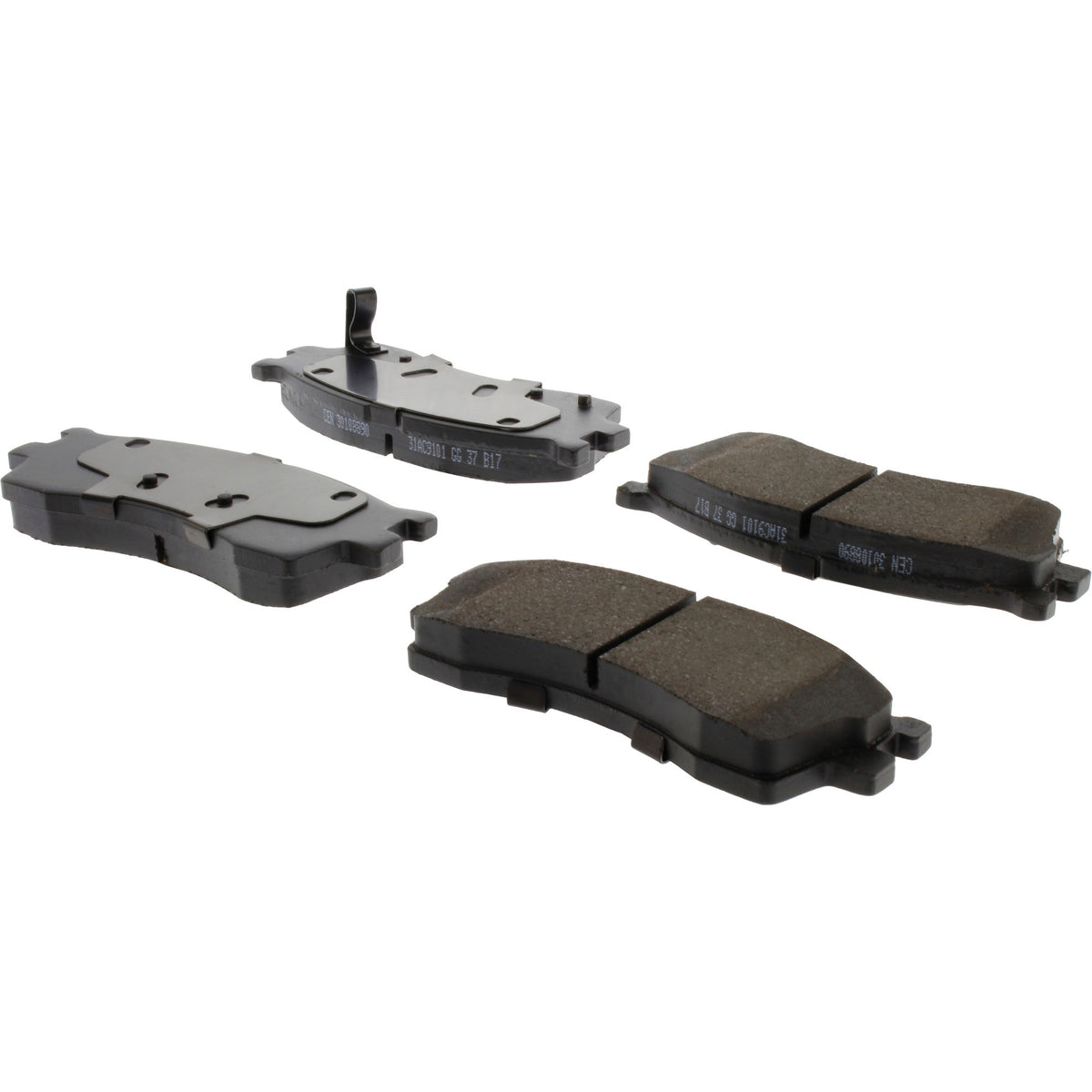 Centric Parts Disc Brake Pad Set Ceramic with Shims for 2003-2005 Kia Rio Sephia Spectra 103.08890
