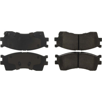 Centric Parts Disc Brake Pad Set Ceramic with Shims for 2003-2005 Kia Rio Sephia Spectra 103.08890