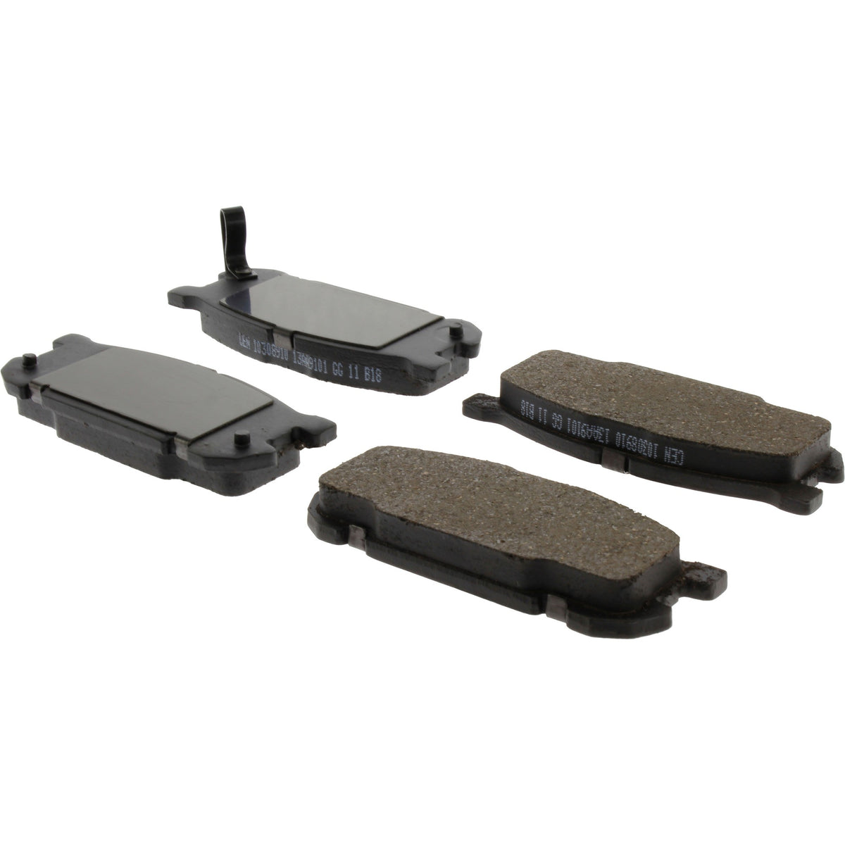 Centric Parts Disc Brake Pad Set C-Tek Ceramic with Shims for 2001-2005 Mazda Miata 103.08910