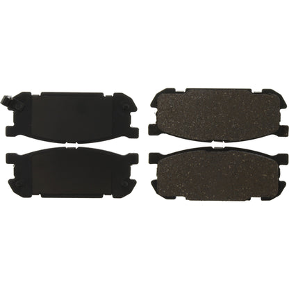 Centric Parts Disc Brake Pad Set C-Tek Ceramic with Shims for 2001-2005 Mazda Miata 103.08910