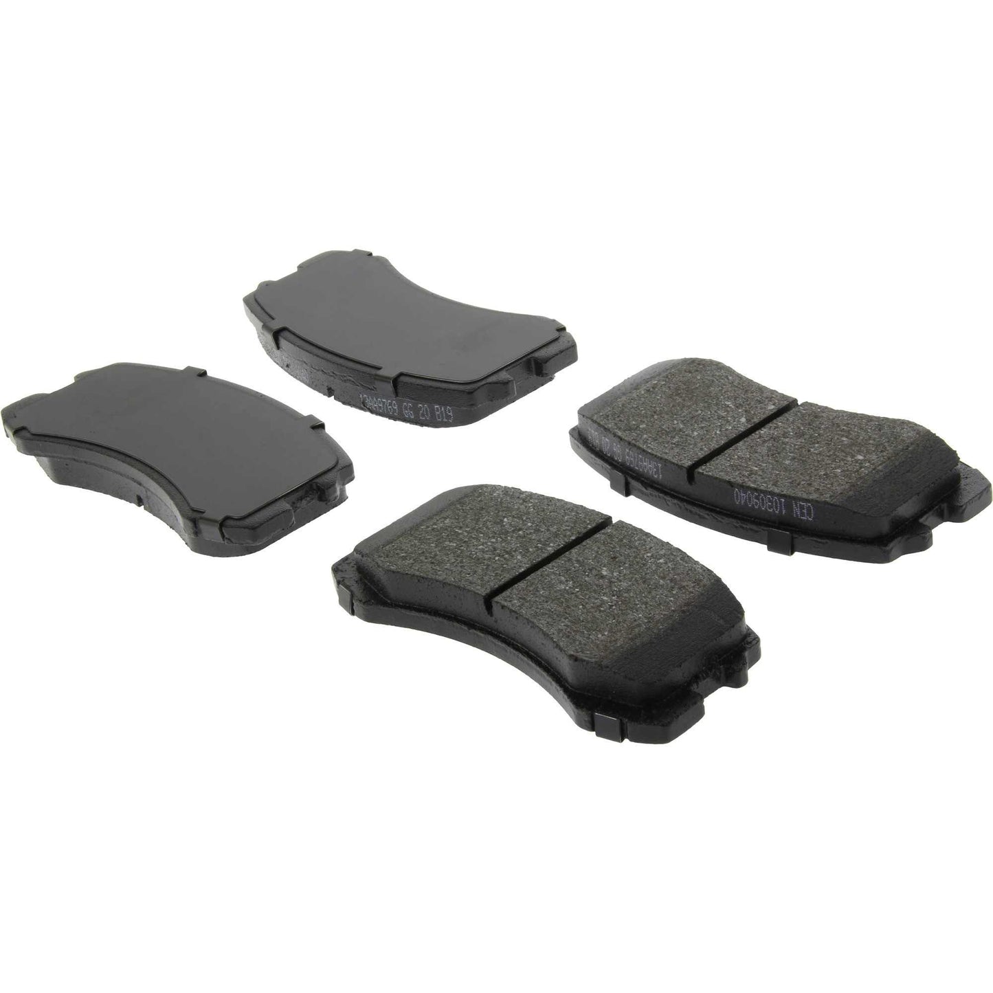 Centric Parts Disc Brake Pad Set C-Tek Ceramic with Shims for 2002-2007 Mitsubishi Lancer 103.09040
