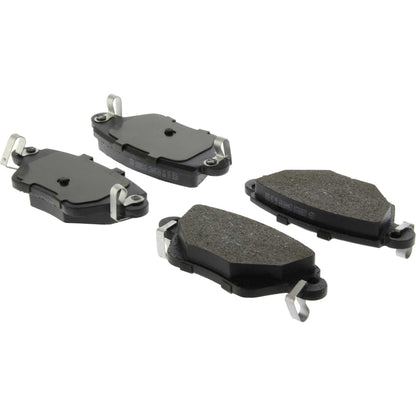 Centric Parts Disc Brake Pad Set C-Tek Ceramic with Shims for 2001-2004 Ford Mondeo Jaguar X-Type 103.09110