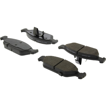 Centric Parts Disc Brake Pad Set C-Tek Ceramic with Shims for 1994-2000 Kia Sephia 103.09250