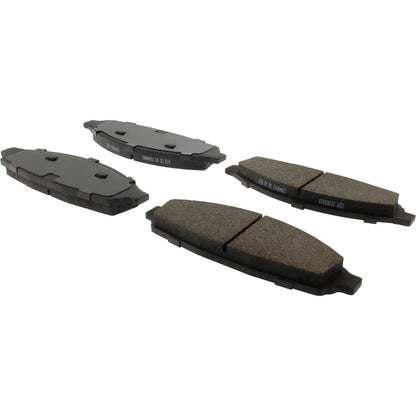 Centric Parts Disc Brake Pad Set C-Tek Ceramic with Shims for 2003-2011 Ford Crown Victoria Lincoln Town Car Mercury Grand Marquis Marauder 103.09310