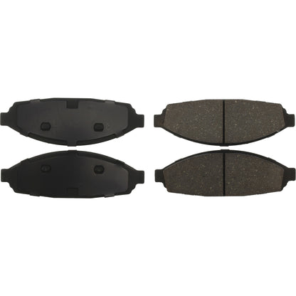 Centric Parts Disc Brake Pad Set C-Tek Ceramic with Shims for 2003-2011 Ford Crown Victoria Lincoln Town Car Mercury Grand Marquis Marauder 103.09310