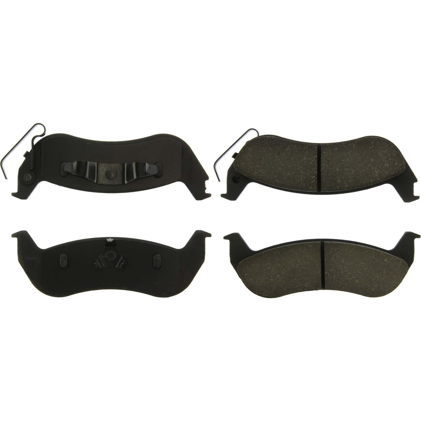 Centric Parts Disc Brake Pad Set Ceramic with Shims for 2003-2011 Ford Crown Victoria, Lincoln Town Car, Mercury Grand Marquis, Mazda B2300, B4000, Ranger 103.09320
