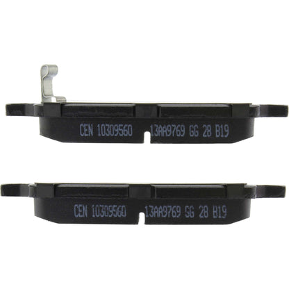 Centric Parts Disc Brake Pad Set C-Tek Ceramic with Shims for 2005-2010 Chevrolet Cobalt Pontiac G4 G5 Pursuit Saturn Ion 103.09560