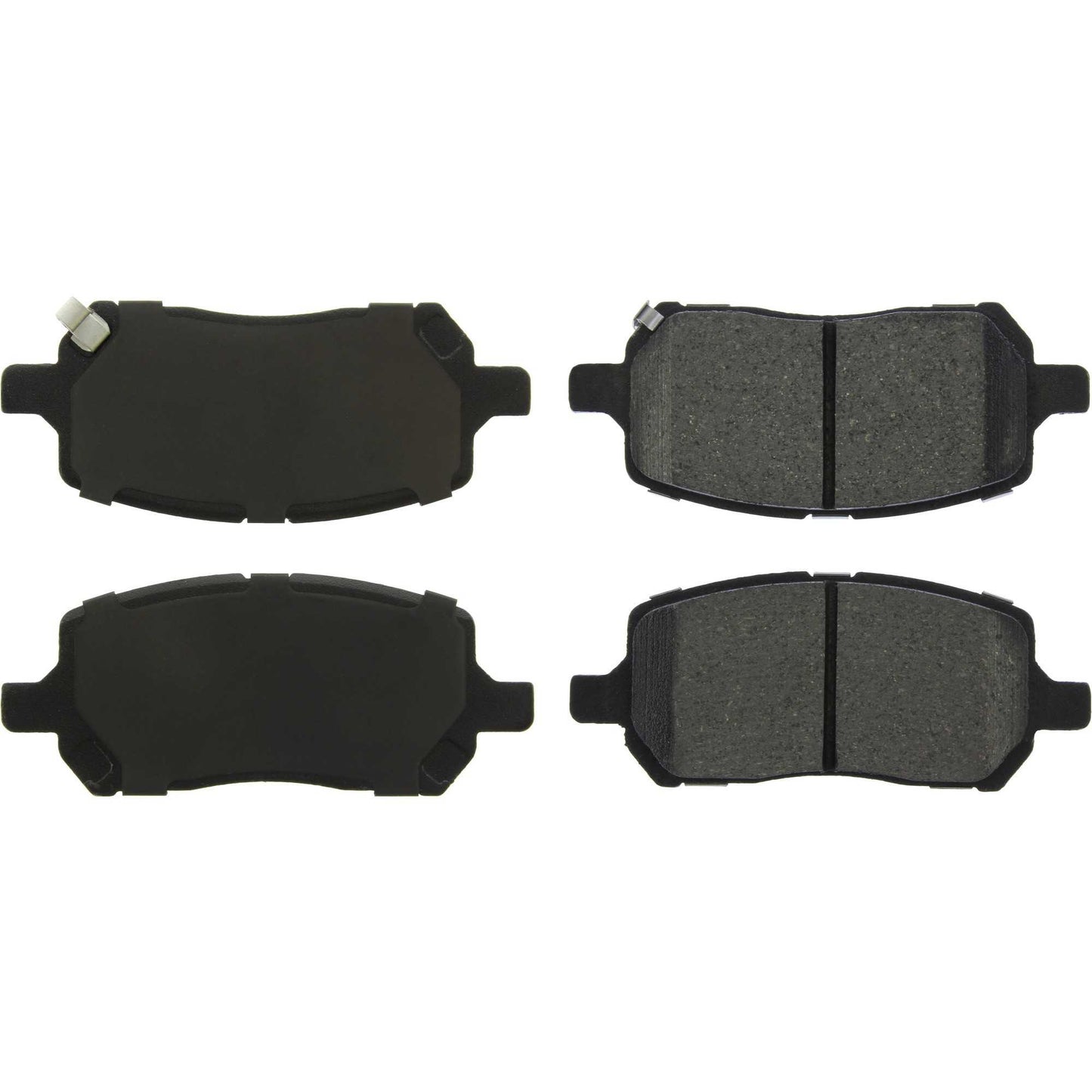 Centric Parts Disc Brake Pad Set C-Tek Ceramic with Shims for 2005-2010 Chevrolet Cobalt Pontiac G4 G5 Pursuit Saturn Ion 103.09560