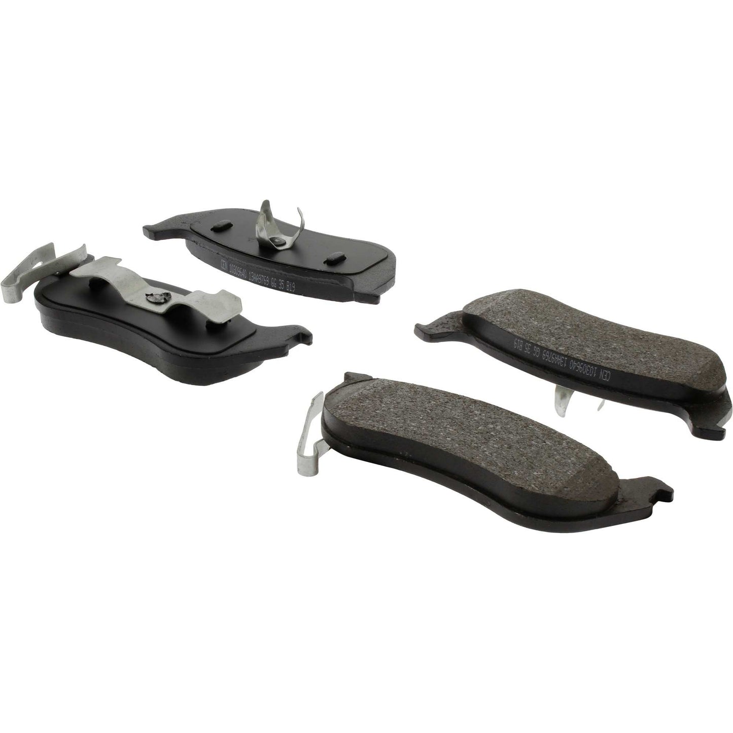 Centric Parts Disc Brake Pad Set C-Tek Ceramic with Shims for 2003-2007 Jeep Liberty TJ Wrangler 103.09640