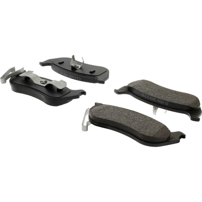 Centric Parts Disc Brake Pad Set C-Tek Ceramic with Shims for 2003-2007 Jeep Liberty TJ Wrangler 103.09640