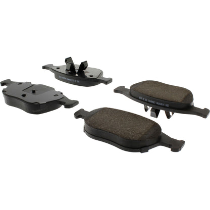 Centric Parts Disc Brake Pad Set Ceramic with Shims for 2002-2004 Ford Focus, 2010-2013 Transit Connect 103.09700