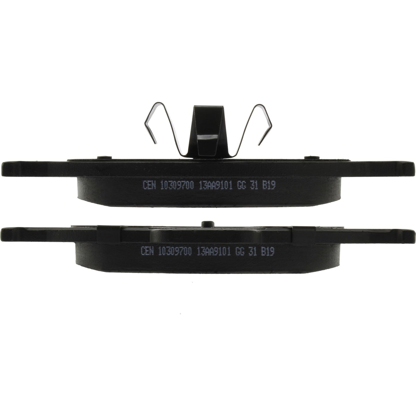 Centric Parts Disc Brake Pad Set Ceramic with Shims for 2002-2004 Ford Focus, 2010-2013 Transit Connect 103.09700
