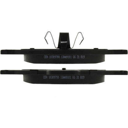 Centric Parts Disc Brake Pad Set Ceramic with Shims for 2002-2004 Ford Focus, 2010-2013 Transit Connect 103.09700