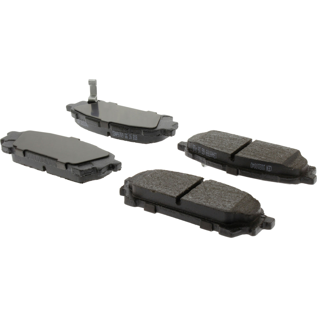 Centric Parts Disc Brake Pad Set C-Tek Ceramic with Shims for 2005-2006 Saab 9-2X, 2004-2008 Subaru Forester, 2003-2007 Impreza 103.10040