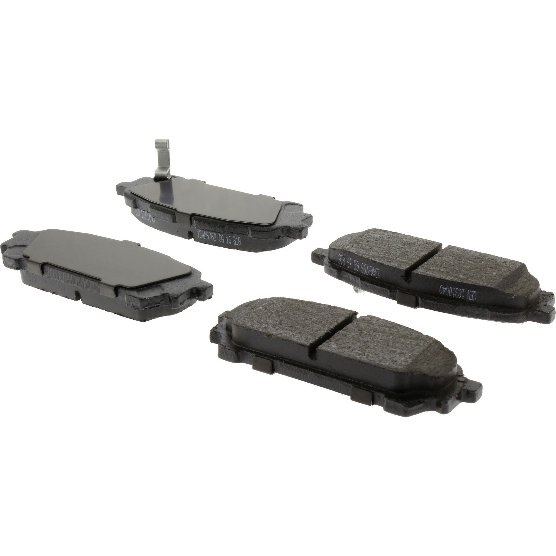 Centric Parts Disc Brake Pad Set C-Tek Ceramic with Shims for 2005-2006 Saab 9-2X, 2004-2008 Subaru Forester, 2003-2007 Impreza 103.10040