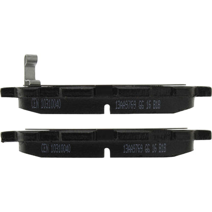 Centric Parts Disc Brake Pad Set C-Tek Ceramic with Shims for 2005-2006 Saab 9-2X, 2004-2008 Subaru Forester, 2003-2007 Impreza 103.10040
