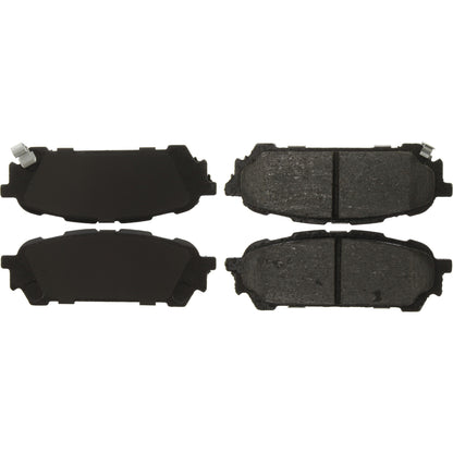 Centric Parts Disc Brake Pad Set C-Tek Ceramic with Shims for 2005-2006 Saab 9-2X, 2004-2008 Subaru Forester, 2003-2007 Impreza 103.10040