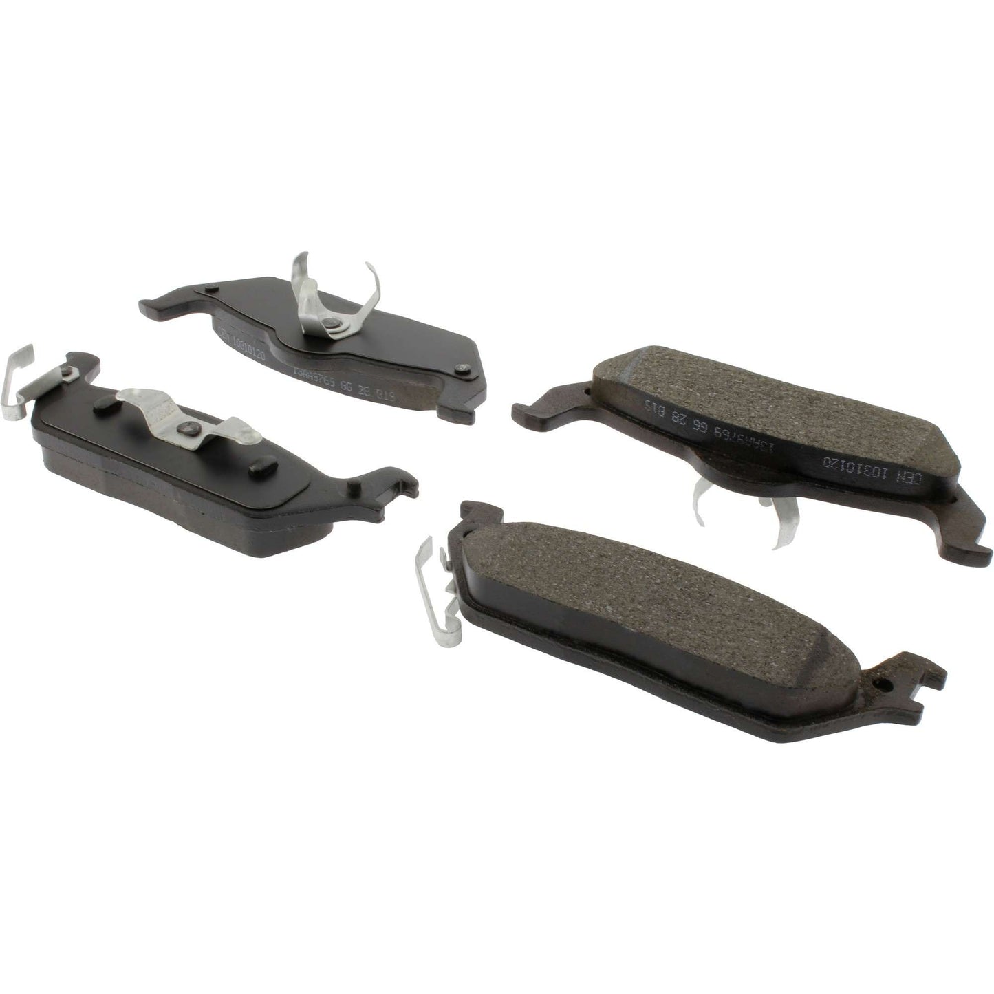 Centric Parts Disc Brake Pad Set Ceramic with Shims for 2004-2011 Ford F-150 2003-2015 Lobo 2006-2008 Lincoln Mark LT 2010 103.10120