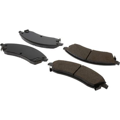 Centric Parts Disc Brake Pad Set C-Tek Ceramic with Shims for Cadillac CTS 2007-2006 SRX 2009-2004 STS 2008-2005 Pontiac Bonneville 2005-2004 103.10190