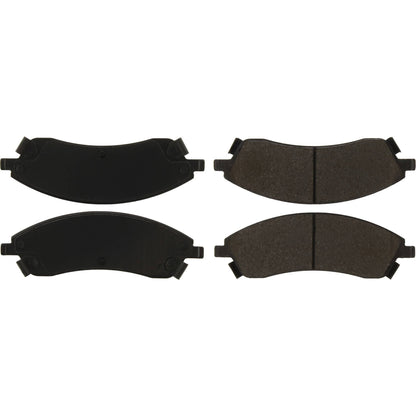 Centric Parts Disc Brake Pad Set C-Tek Ceramic with Shims for Cadillac CTS 2007-2006 SRX 2009-2004 STS 2008-2005 Pontiac Bonneville 2005-2004 103.10190