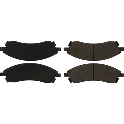 Centric Parts Disc Brake Pad Set C-Tek Ceramic with Shims for Cadillac CTS 2007-2006 SRX 2009-2004 STS 2008-2005 Pontiac Bonneville 2005-2004 103.10190