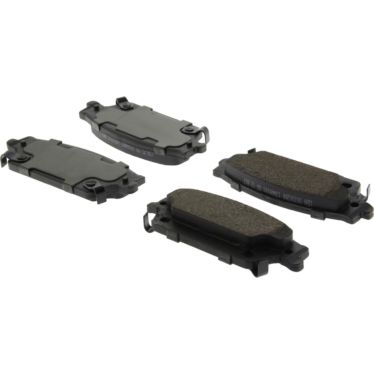 Centric Parts Disc Brake Pad Set C-Tek Ceramic with Shims for 2006-2007 Cadillac CTS, 2004-2009 SRX, 2005-2011 STS 103.10200