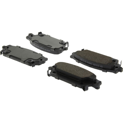 Centric Parts Disc Brake Pad Set C-Tek Ceramic with Shims for 2006-2007 Cadillac CTS, 2004-2009 SRX, 2005-2011 STS 103.10200