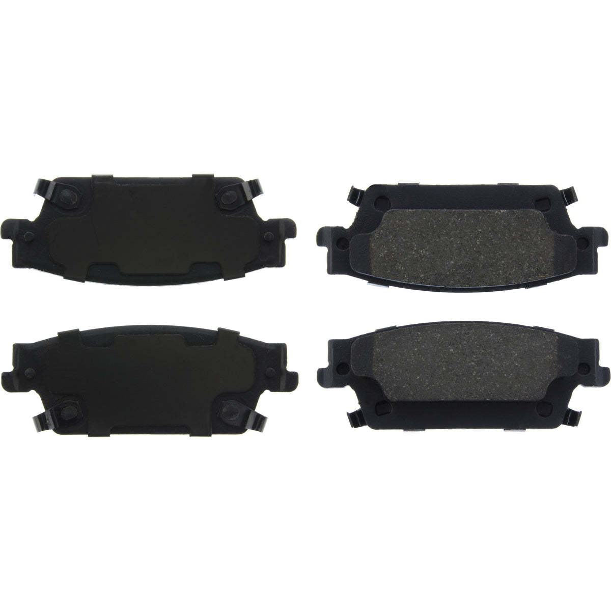Centric Parts Disc Brake Pad Set C-Tek Ceramic with Shims for 2006-2007 Cadillac CTS, 2004-2009 SRX, 2005-2011 STS 103.10200