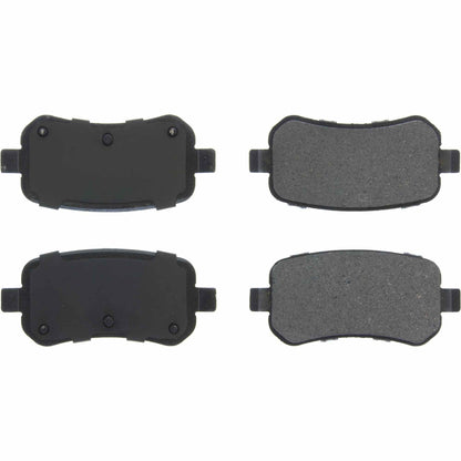 Centric Parts Disc Brake Pad Set C-Tek Ceramic with Shims for 2004-2013 Chrysler Dodge Ford Mercury Ram Volkswagen