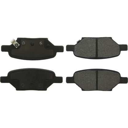 Centric Parts Disc Brake Pad Set Ceramic with Shims for 2005-2012 Chevrolet Cobalt HHR Malibu Pontiac G4 G5 G6 Pursuit Saturn Aura Ion 103.10330