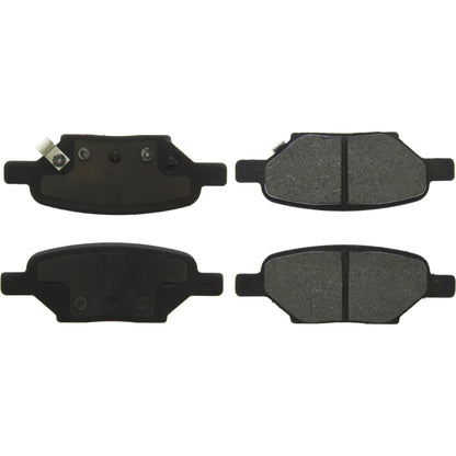 Centric Parts Disc Brake Pad Set Ceramic with Shims for 2005-2012 Chevrolet Cobalt HHR Malibu Pontiac G4 G5 G6 Pursuit Saturn Aura Ion 103.10330