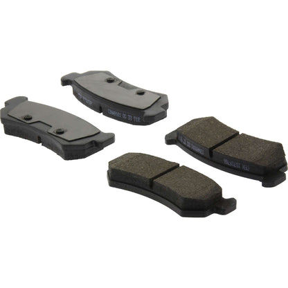 Centric Parts Disc Brake Pad Set C-Tek Ceramic with Shims for 2004-2007 Chevrolet Optra, Suzuki Forenza, Reno 103.10360